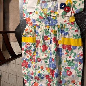 Vintage toddler floral romper